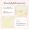 Coconut Milk Bath Soak, Salt Bath, Bubble Bath, Natural Detox Foaming Body Soak, Foot Soak, Vegan Body Skin Care, 9 oz. (Vanilla Sugar) view 3