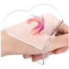 TEHAUX Acrylic Makeup Mixing Palette Foundation Blending Palette Handheld Mixing Tray Spatulas view 4