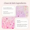 Coconut Milk Bath Soak, Sea Salt Bath, Bubble Bath, Natural Detox Foaming Body Soak, Foot Soak, Vegan Body Skin Care, 9 oz. (Unicorn Lemonade) view 3