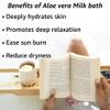 Creamy Oats Milk Bath Soak Hydrate Moisturize Soften Skin Aloe Vera Honey Chamomile Luxury Spa Bath Salt Christmas Birthday Relaxation Gift for Women view 2