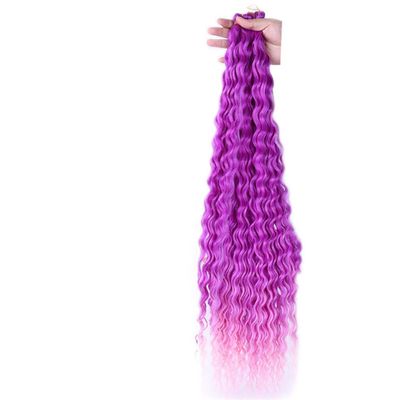 32Inch Ocean Wave Braiding Hair Extensions Water Wave Crochet Braids Synthetic Hair Afro Curly Blonde Braids For Women