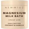 Creamy Magnesium Milk Bath Soak Powder Moisturize Soften Skin Coconut Vanilla Shea Butter Luxury Spa Bath Salt Relaxation Selfcare Gifts for Women view 1