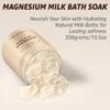 Creamy Magnesium Milk Bath Soak Powder Moisturize Soften Skin Coconut Vanilla Shea Butter Luxury Spa Bath Salt Relaxation Selfcare Gifts for Women view 4