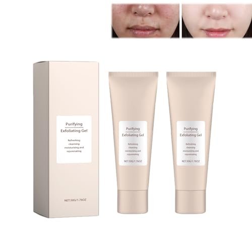 Bonseor Purifying Exfoliating Gel,Cream, Face And Body Exfoliating Scrub Gel for All Skin (2 PCS)