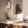 RECKODOR 8" Square Makeup Mirror Wall Mount with Light and Magnifying, 3X Beauty Magnified Mirror Wall-Mounted, Illuminated Bathroom Vanity Mirror for Shaving Cosmetic Touch Sensor Dimmable Hardwired view 2