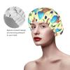 Juiimr Ice Cream Shower Caps Reusable Bath Cap Double Layers Waterproof Shower Cap for Women Long Hair view 4