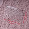 Ruwado 6 Pcs 12 Teeth Hair Side Combs 6.8 x 3.8 cm Tortoise French Twist Hair Barrettes Accessories for Women Girls Fine Thin Thick Long Hair Wedding Bridal Parties (Clear) view 2