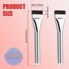 3pcs Flat Foundation Brush Sets, with Makeup Puff Makeup Blade Bristles Perfect for Blending Liquid Cream Foundation Concealer Applicator Cosmetics Makeup Face Brush Tools view 2