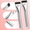 3pcs Flat Foundation Brush Sets, with Makeup Puff Makeup Blade Bristles Perfect for Blending Liquid Cream Foundation Concealer Applicator Cosmetics Makeup Face Brush Tools view 3