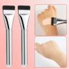 3pcs Flat Foundation Brush Sets, with Makeup Puff Makeup Blade Bristles Perfect for Blending Liquid Cream Foundation Concealer Applicator Cosmetics Makeup Face Brush Tools view 4