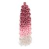 18Inch Ocean Wave Crochet Braids Hair Synthetic Hair Hawaii Afro Curl Deep Wave Braiding Hair Extensions Water Wave Braids Hair view 1