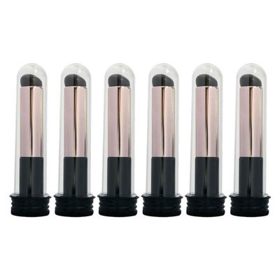 Baluue 6pcs Lip Brush Applicators Portable Lip Gloss Makeup Tools for Precision Application for Lipstick and Eye Shadow Use