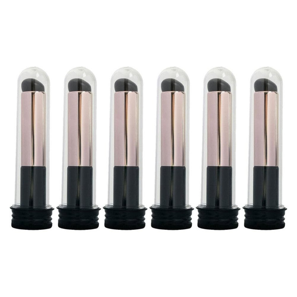 Baluue 6pcs Lip Brush Applicators Portable Lip Gloss Makeup Tools for Precision Application for Lipstick and Eye Shadow Use