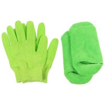 PLAFOPE 1set Moisturizing Hand and Foot Care Comfortable Gloves and Socks for Women Hydrating Skin Treatment Reusable Convenient Design for Daily Use for Spa Home Care