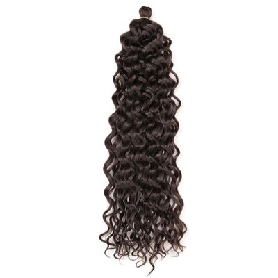 18Inch Ocean Wave Crochet Braids Hair Synthetic Hair Hawaii Afro Curl Deep Wave Braiding Hair Extensions Water Wave Braids Hair