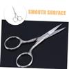 NinthAvenue Basics 3pcs Eyebrow Scissors Small Scissors Eyebrow Eyelash Scissors Eyebrow Trimming Scissors Portable Scissor Brow Scissors Tool Brow Trimmer Hair Pointed Scissors Stainless Steel view 2