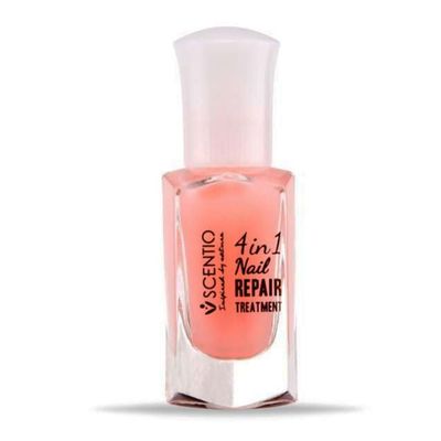SCENTIO 4 IN 1 NAIL REPAIR TREATMENT 10 ML., Orange