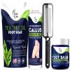 Tea Tree Foot Soak, Callus Remover Gel - Extra Strength Callus Remover Gel & Foot Soak With Epsom Salts For Calluses & Tea Tree Oil Foot Balm/ Moisturizer For Dry Cracked Feet view 1
