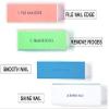 WEILUSI 4 Ways Nail Buffer Block Nail Files and Buffers, Nail Shine Buffers Blocks Files Sanding Polisher Smooth & Buff & Shine Manicure Buffer Tools Kit for Nail Art Care 4PCS view 2