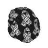 Carcinoid Cancer Awareness Month Shower Caps Reusable Bath Cap Double Layers Waterproof Shower Cap for Women Long Hair view 2