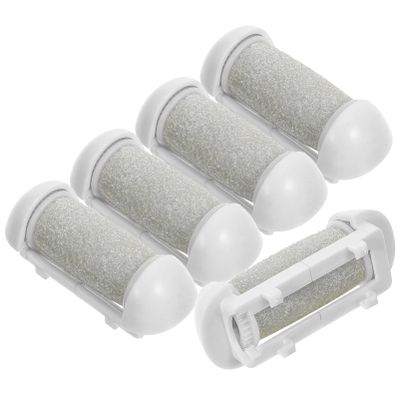 Baluue 5pcs Electric Foot File Roller Replacement Pedicure Tools for Smooth Feet Care Easy to Install