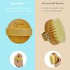4pcs Dry Brushing Body Brush Set for Lymphatic Drainage-Natural Bristle Dry Skin Brush +Facial Dry Brush for Face+Dry Skin Exfoliating Scrubber+Wood Therapy Massage Tool. Gua Sha, Anti-Cellulite. view 3