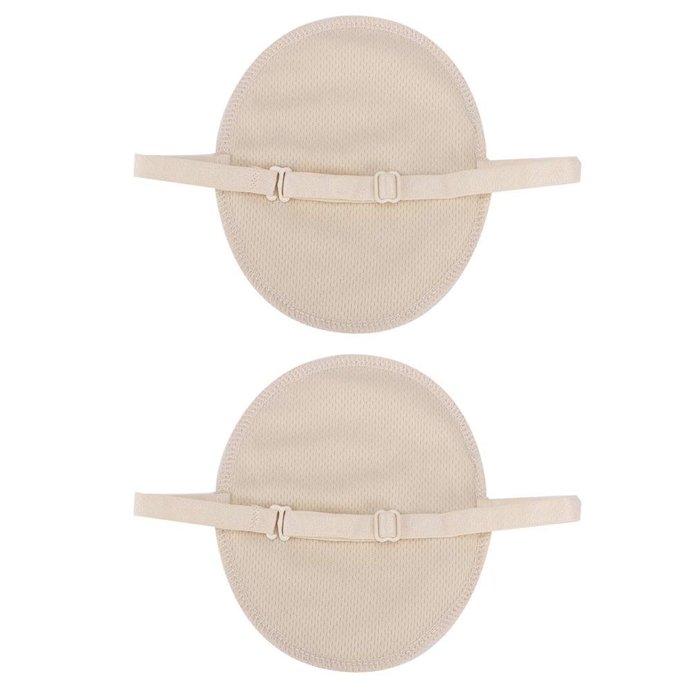 Leopacat Underarm Sweat Pads - 1 Pair Reusable Cotton Absorbent Pads