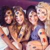 100PCS 4th of July Temporary Tattoos, Fourth of July Patriotic Tattoo, America Flag Red White and Blue Face Tattoo Stickers, Party in the USA Memorial Independence Labor Day Makeup Accessories view 2