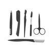 MAGICLULU 6pcs Travel Essential Eyebrow Razor Set Comb Brush Scissors Shaper for Grooming Beauty Kit view 1