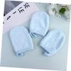 Mikinona 3pcs Soft Facial Cleaning Gloves Makeup Removal Powder Puff Thickened Reusable Pads for Effortless Makeup Removal view 3