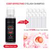 Eyelash Natural Foaming Cleanser Concentrate 100ml Lash Extensions Shampoo DIY Non-lrritating Wash for Extensions Lashes with Salon Home Care-Makes 20 Bottles 60ml lash Shampoo (Strawberry) view 4