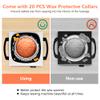 Professional Wax Warmer Single Pot Waxing Kit for Painless Hair Removal, Women Men Portable Wax Heater Machine with Adjustable Temperature Set, 50pcs Sticks, 20pcs Protective Collars view 4