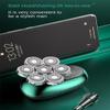 USB Wireless Charging 6 in 1 Electric Head Shaver for Bald Men 7D Floating Cutter Beard Trimmer Shaving view 3