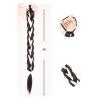 20inch Double Braided Ponytail for Woman for Hair Loss (Light brown,2PS Blue) view 4