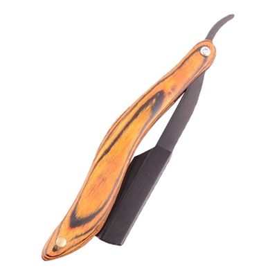 FRCOLOR Razors for Men Manual Razor Wooden Handle Stainless Steel Multi-functional Shaver