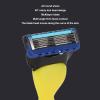 Five-Layer Hair Removal Kit,Fashionable Manual Shaving Hair Trimmer for Men and Women,Safety Washable Hair Remover Tool for Underarms (Yellow,Blue) (Yellow) view 2