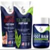 Tea Tree Oil & Muscle Relief Foot Soak with Epsom Salts - All Natural Salts for Post Workout Recovery - Softens Calluses & Tea Tree Oil Foot Balm view 1