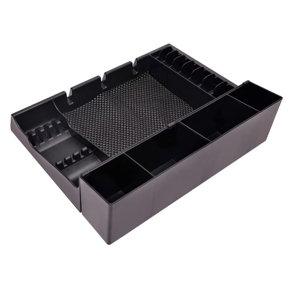 KaTiak Barber toolsHair Clipper Tray Barber Station Organizer Case Organizer Hair Clipper Holder Tray Shear Holder Tray Hair Cutting Tool, 38x30x11cm, Black