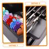 KaTiak Barber toolsHair Clipper Tray Barber Station Organizer Case Organizer Hair Clipper Holder Tray Shear Holder Tray Hair Cutting Tool, 38x30x11cm, Black view 2