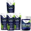 Tea Tree Oil Foot Soak with Epsom Salts- for Foot Pain, Soreness, Athletes Foot, Odors, Toe Nail Fungus, For Dry Cracked Feet - Instantly Hydrates & Soothes Irritated Skin & Athletes Foot view 1