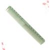 Barber toolsBarber Comb Hairdressing Tool Hair Comb Hair Cutting Comb Dual Use Comb Barber Accessories Modeling Fine Tooth Comb (Color : Light Green, Size : 17.7X4X2CM) view 2