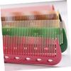 Barber toolsBarber Comb Hairdressing Tool Hair Comb Hair Cutting Comb Dual Use Comb Barber Accessories Modeling Fine Tooth Comb (Color : Light Green, Size : 17.7X4X2CM) view 4