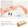HAPINARY 2pcs Dual-sided Fingernail Brush for Men and Women Ergonomic Nail Scrub Cleaner with Angled Bristles for Thorough Nail and Hand Cleaning for Home and Salon Use view 2