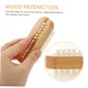 HAPINARY 2pcs Dual-sided Fingernail Brush for Men and Women Ergonomic Nail Scrub Cleaner with Angled Bristles for Thorough Nail and Hand Cleaning for Home and Salon Use view 4