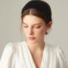 ACO-UINT Black Wide Headband for Women, Boho Headbands Thick Headbands with Teeth, Large Head Bands for Women's Hair Turban Hairbands Hair Accessories for Women view 3