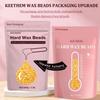 Hard Wax Beads for Hair Removal, 1.1lb/17.6oz Painless Waxing Beads for Sensitive Skin, Full Body Hard Wax Beans with 20 Applicators for Women Men Bikini Brazilian, Armpit,Back and Chest Waxing(Honey) view 2
