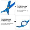 Barber tools2 Pcs Barber Hair Cutting Scissors Shears Haircut Shears Professional Hair Clippers for Men Professional Mens Hair Clippers Hair view 2