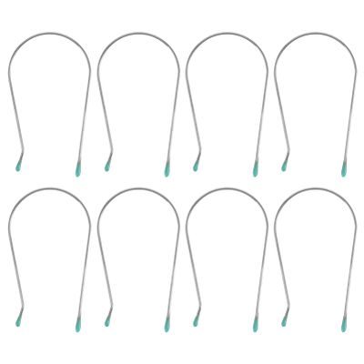 Baluue 8pcs U-shaped Electric Heated Curling Clips Rollers for Effortless Hairstyling Versatile Perm Hair Curler Replacement Clips Safe and Flexible Hot Roller Securing