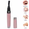 Electric Eyebrow Trimmer Electric Eyebrow Trimmer Face Shaver Epilator Portable Eyebrow Trimmer(Pink) view 4