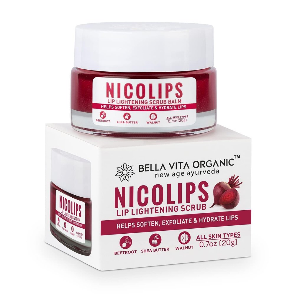 NinthAvenue Basics PUB NicoLips Lip Scrub Balm Brightening Dark Lips for Men and Women Dry Lips/Smoker/Chapped Lip & Lipstick Stains Removal Lipcare, 20 g